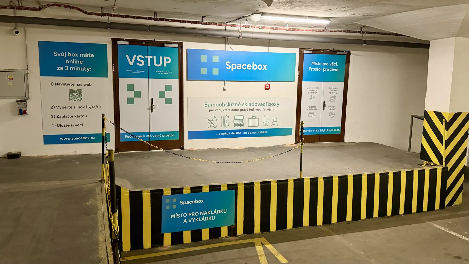 Vstup do Spacebox Doubravka